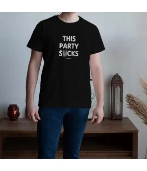 Футболка This Party S*cks чоловіча, Чорний