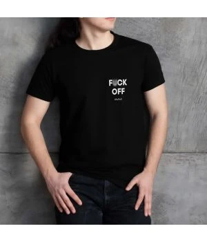 Футболка F*ck off чоловіча, Чорний