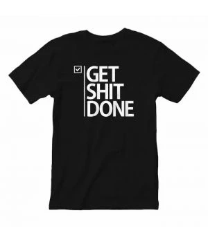 Футболка чоловіча Get Shit Done, Чорний