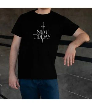 Футболка GoT Not today чоловіча, Чорний