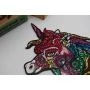Фигурные пазлы из дерева Unicorn 1, размер S, 76 детали Карт коробка