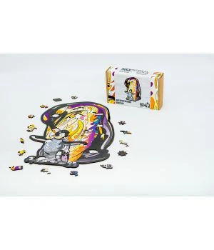 Дерев'яний пазл з фанери Penguin, Розмір А3, Картон коробка