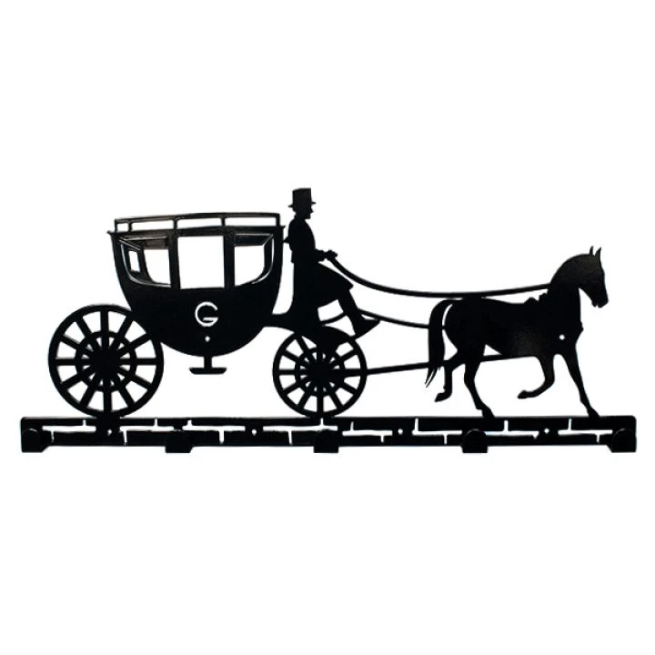 Железная вешалка на стену в коридор Carriage