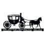Железная вешалка на стену в коридор Carriage