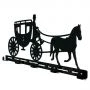 Железная вешалка на стену в коридор Carriage