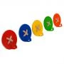 Вешалка настенная Button Red