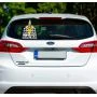 Декоративна інтер'єрна наклейка самоклейка Привид Києва
