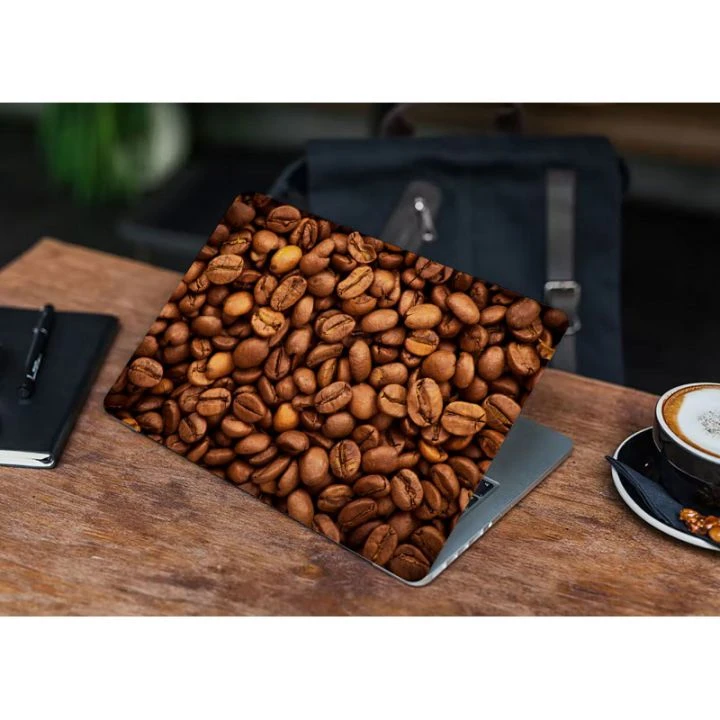 Захисна наліпка на ноутбук універсальна 13.3"-15.6” Coffee 380х250 мм Матова