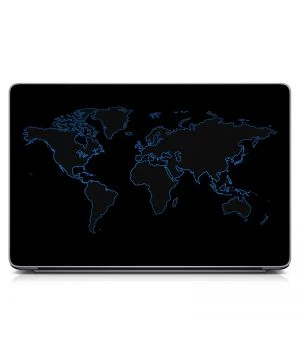 Наклейка для ноутбука 15.6" Map Матова 380х250 мм