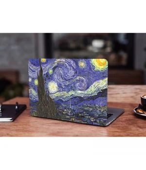 Захисна наліпка на ноутбук універсальна 13.3"-15.6” Starry Night 380х250 мм Матова