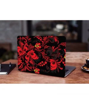 Захисна наліпка на ноутбук універсальна 13.3"-15.6” Hoholoma red 380х250 мм Матова