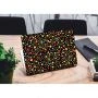 Захисна наліпка на ноутбук універсальна 13.3"-15.6” Colorful flowers 380х250 мм Матова