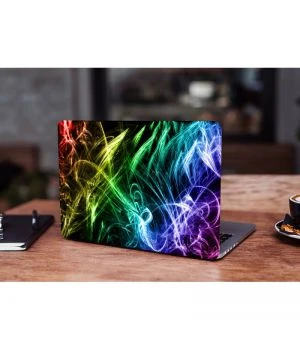 13.3"-15.6” Універсальна наклейка на ноутбук Chaos neon lights, 380х250 мм