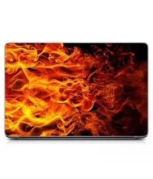 Универсальная наклейка для ноутбука, 13.3"-17.3” 400x260 мм Пламя Матовый