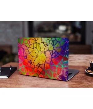 13.3"-15.6" Универсальная наклейка на ноутбук Multicolored Abstract, 380х250 мм