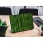 Защитная виниловая наклейка для ноутбука Bamboo wall 380х250 мм Матовая