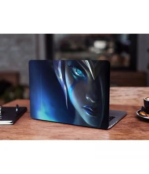 Захисна наліпка на ноутбук універсальна 13.3"-15.6” Fantasy girl 380х250 мм Матова