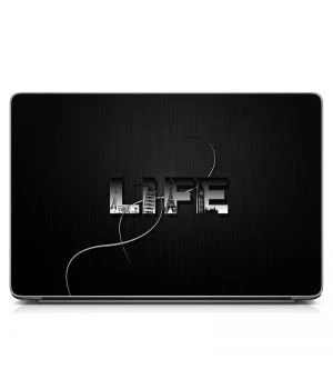 Універсальна наклейка для ноутбука, 13.3"-17.3” 400x260 мм Life Матова