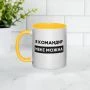 Чашка Я командир мені можна, жовта, 330 мл