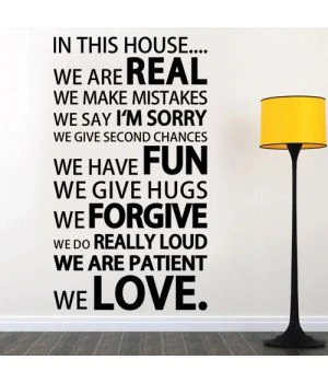 Интерьерная наклейка “We love”