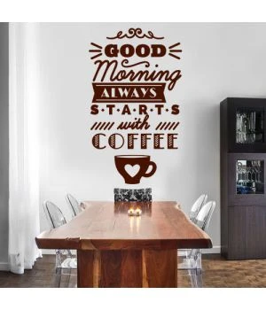 Интерьерная наклейка “Good morning”