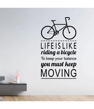 Интерьерная наклейка “Life is like”