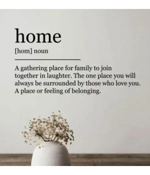 Декоративная интерьерная наклейка Home