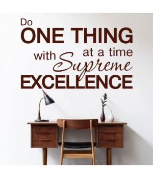 Интерьерная наклейка Do one thing, 66738