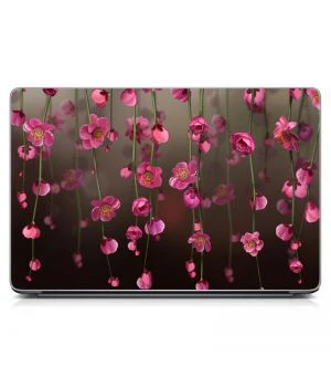 Универсальная наклейка на ноутбук 15.6"-13.3" Flowers Bloom Матовая 380х250 мм