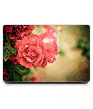 Универсальная наклейка на ноутбук 15.6"-13.3" Vintage Rose Матовая 380х250 мм