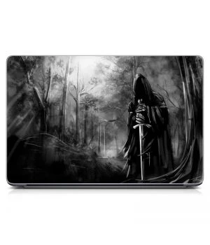 Наклейка для ноутбука 15.6"-13.3" Dark Evil Матова 380х250 мм