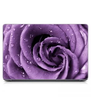Универсальная наклейка на ноутбук 15.6"-13.3" Purple Rose 380х250 мм