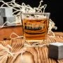 Оригинальный стакан для виски подарочный из стекла 86900