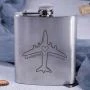 Подарочная сувенирная фляга для алкоголя карманная 87129