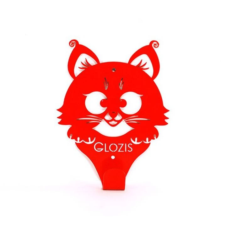 Вешалка гардеробная настенная Glozis Kitty Red