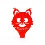 Вешалка гардеробная настенная Glozis Kitty Red