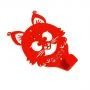 Вешалка гардеробная настенная Glozis Kitty Red