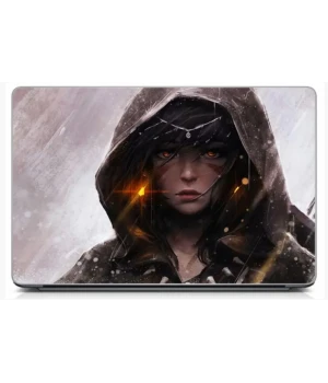 Універсальна наклейка для ноутбука, 13.3"-15.6” 380x250 мм Fantasy girl матова