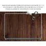 Универсальная наклейка для ноутбука, 13.3"-17.3” 400x260 мм Доски, коричневая текстура Матовый