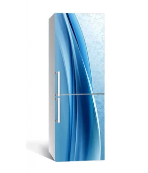 Декоративная самоклеющаяся пленка для холодильника, 60х180 см blue
