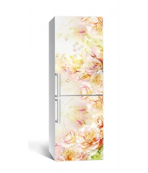 Декоративная самоклеющаяся пленка для холодильника, 60х180 см Peach flowers