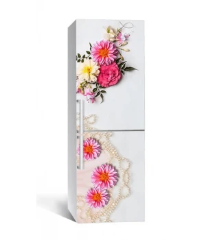 Самоклеюча плівка на холодильник, 60х180 см Nice flowers