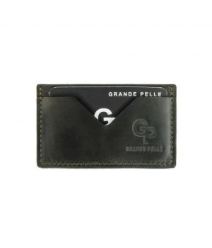 Кардхолдер Grande Pelle 300620 черная кожа Сицилия