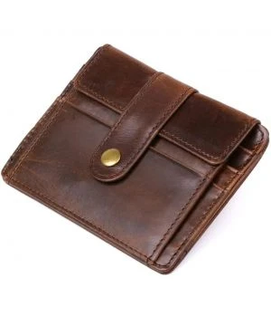 Шкіряний чоловічий гаманець Bexhill bx1014 коричневий