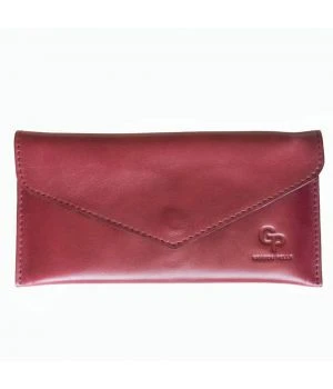 Кожаный кошелек Grande Pelle 510661 красный