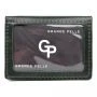 Обложка на ID паспорт автодокументы права зеленая Grande Pelle 211391