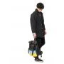 Рюкзак ролл Sambag RollTop LTH чорний с флагом Украины