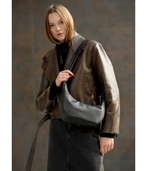 Жіноча сумка Sambag HOBO M чорна