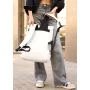 Женская сумка рюкзак модная вместительная Sambag Shoper X белая