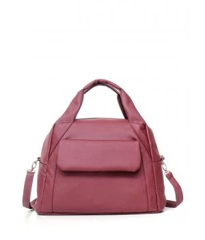 Стильная сумка из экокожи Sambag Vogue BKS бордо